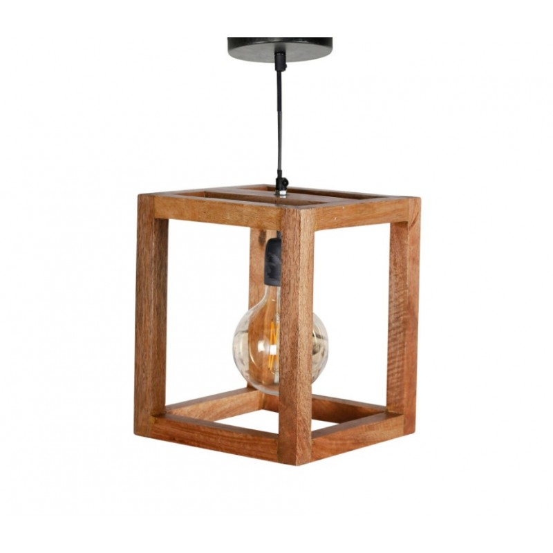 ZI Hanging lamp 1x wooden frame